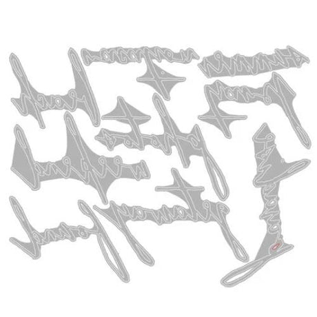 Sizzix Thinlits Die by Tim Holtz Handwritten Vacation (9pcs) (661286)