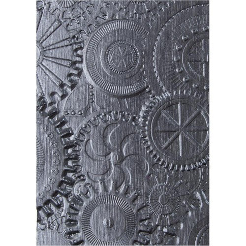 Sizzix 3D Texture Fades Embossing Folder By Tim Holtz Mechanics