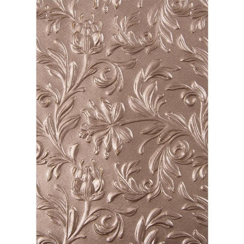 Sizzix 3D Texture Fades Embossing Folder By Tim Holtz Botanical