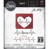 Sizzix Thinlits Dies By Tim Holtz Heartbeat