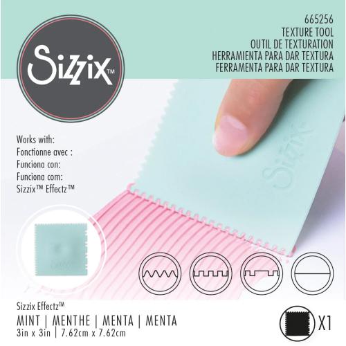 Sizzix Making Tool - Texture Tool, 3" x 3", Mint