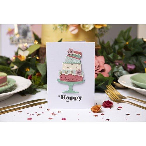 Sizzix Thinlits Dies By Olivia Rose 10/Pkg-Build A Cake 665882