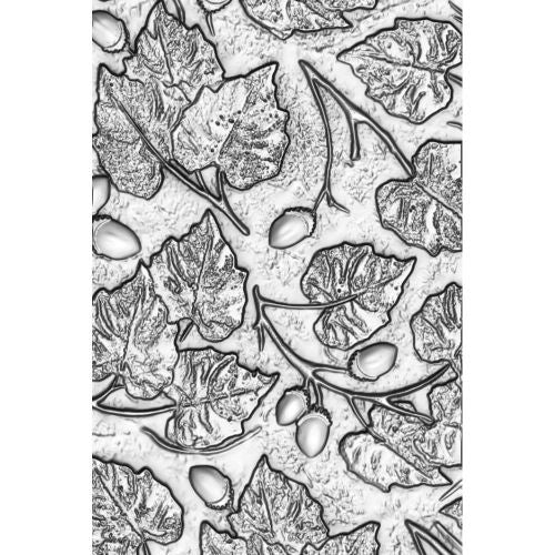 Sizzix 3-D Texture Fades Embossing Folder - Acorns by Tim Holtz