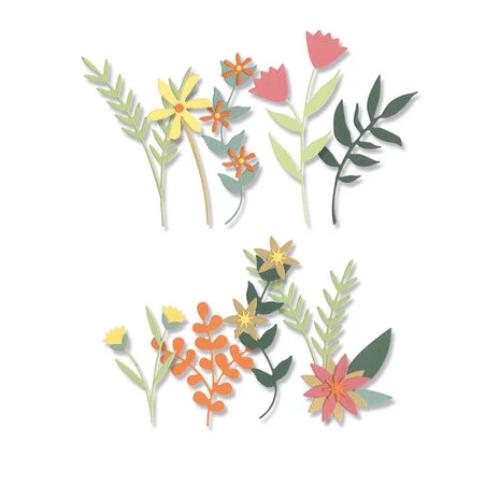 Sizzix Thinlits Die by Lisa Jones Boho Bouquet (16pcs) (666109)