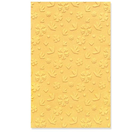 Sizzix Multi-Level Textured Impressions Embossing Folder Mini Scattered Florals By Olivia Rose 666263