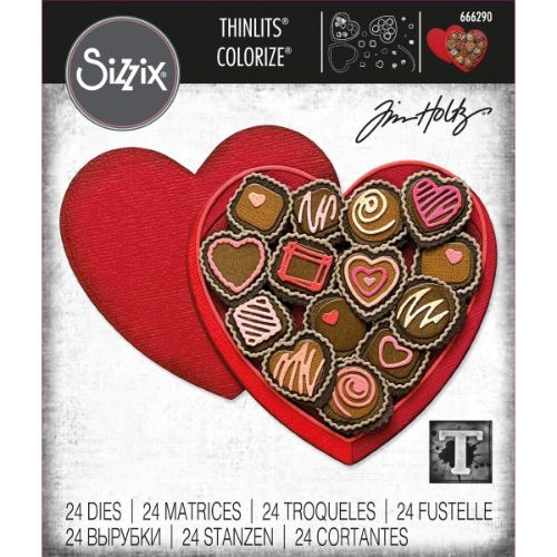 Sizzix Thinlits Die Set 24PK - True Love, Colorize by Tim Holtz