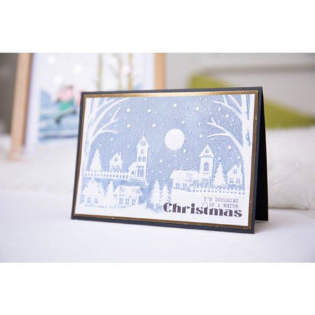 Sizzix 3-D Textured Impressions Embossing Folder - Winter Village