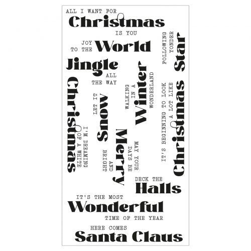 Sizzix Clear Stamps Set - 12PK Seasonal Vibes #2 by Pete Hughes