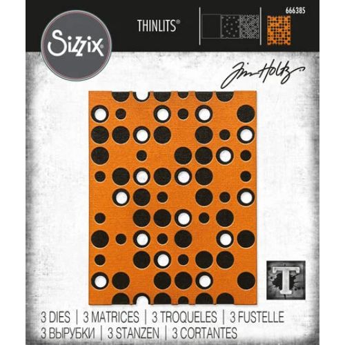 Sizzix Thinlits Die Set 3PK - Layered Dots by Tim Holtz