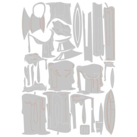 Sizzix Thinlits Die Set 23PK - Candleshop, Colorize by Tim Holtz
