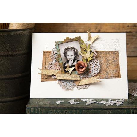 Sizzix Thinlits Dies By Tim Holtz 15/Pkg Vault Boutique