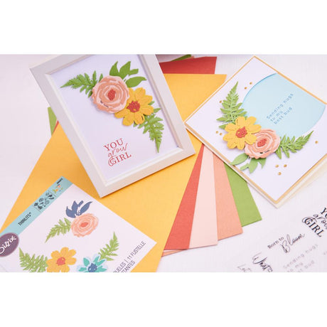 Sizzix Thinlits Dies 11/Pkg Flowers & Ferns
