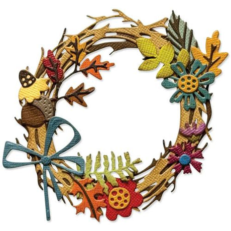 Sizzix Thinlits Die by Tim Holtz Vault Foliage Wreath (14pcs) (666682)