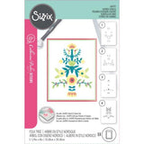 Sizzix A6 Layered Stencils 4/Pkg By Catherine Pooler Folk Tree - 666731