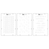 Sizzix Clear Stamp Set 13/Pkg W/Stencils 3/Pkg By Cat Kerr-Possibilitarian - 666757