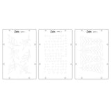 Sizzix Clear Stamp Set 6/Pkg W/Stencils 3/Pkg By Cat Kerr-The Visiter- 666758