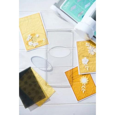 Sizzix Dimensional Diffuser Accessory Oval Plate and Insert by Stacey Park