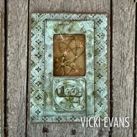 Sizzix Multi Level Textured Impressions Embossing Folder Vault Diamonds by Tim Holtz
