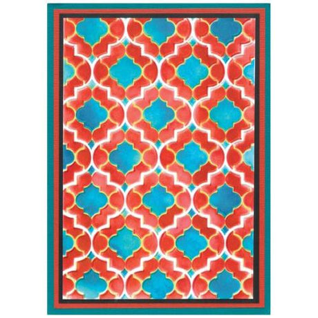 Sizzix A6 Stencil 4PK   Textures from Afar #2 by Stacey Park