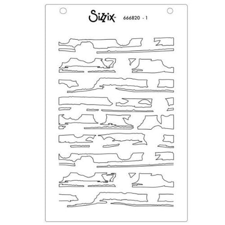 Sizzix A6 Stencil 4PK   Serene Sophisticate #2 by Stacey Park