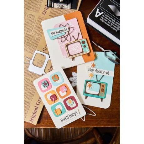 Sizzix Thinlits 24PK Die Set  Vault Atomic Retro by Tim Holtz