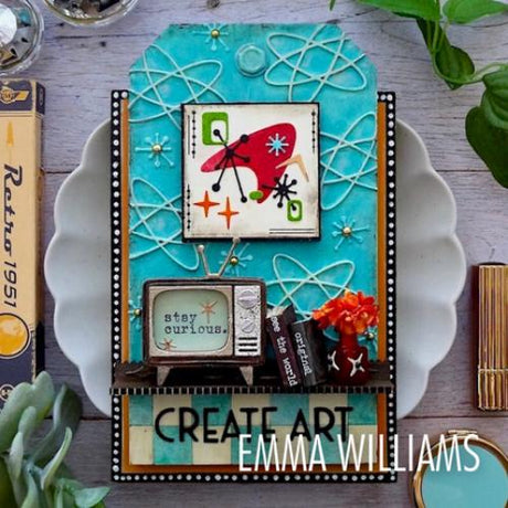 Sizzix Thinlits 24PK Die Set  Vault Atomic Retro by Tim Holtz