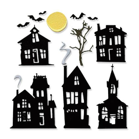 Sizzix Thinlits Die Vault Ghost Town (11pcs) by Tim Holtz (666915)