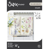 Sizzix Studio Clear Stamps by Willow Wolfe Floral Frames and Mini Flowers (18pcs) (666925)