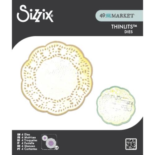 Sizzix Thinlits Die by 49 & Market Doily Duo (4pcs) (667059)