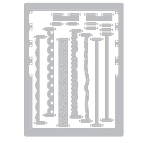 Sizzix Thinlits Die by 49 and Market Snap and Swap Journal Set (16pcs) (667062)
