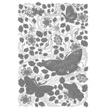 Sizzix Studio A6 Multi-Level Embossing Folder Nouveau Butterfly by Willow Wolfe (667030)