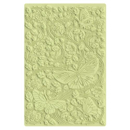 Sizzix Studio A6 Multi-Level Embossing Folder Nouveau Butterfly by Willow Wolfe (667030)