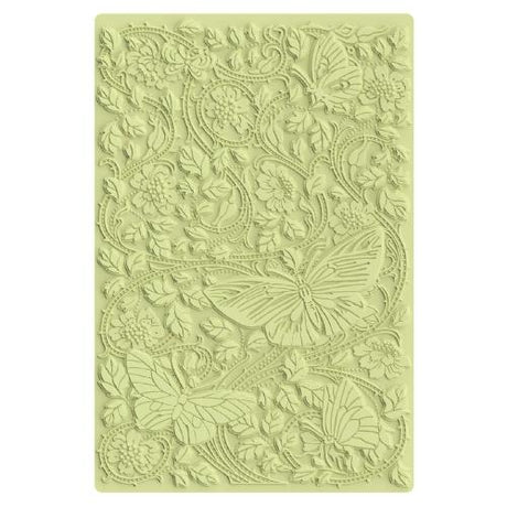 Sizzix Studio A6 Multi-Level Embossing Folder Nouveau Butterfly by Willow Wolfe (667030)