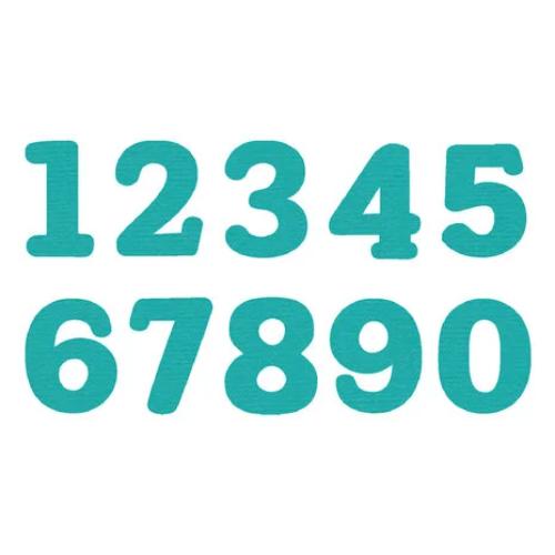 Sizzix Thinlits Die Set Nora Numbers (10pcs) by Eileen Hull (667066)