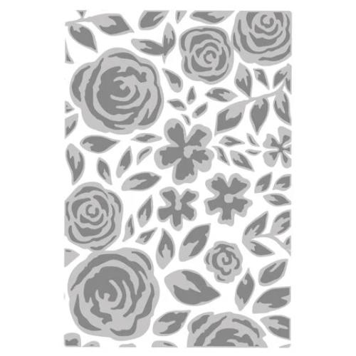 Sizzix Multi-Level Embossing Folder Watercolor Bouquet by Eileen Hull (667069)