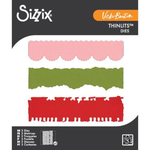 Sizzix Thinlits Die by Vicki Boutin Double Edgers (3pcs) (667072)