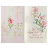 Sizzix Studio Clear Stamps w/ Stencils Hummingbird and Orchids by Willow Wolfe (667125)