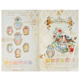 Sizzix Studio Clear Stamps w/ Stencils Birds and Biscuits by Willow Wolfe (667126)