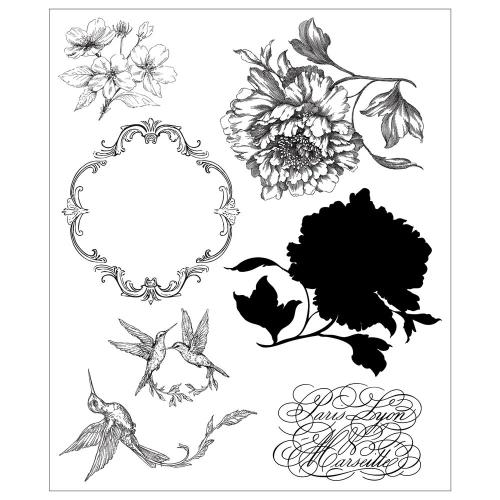 Sizzix Studio Clear Stamps Ornamental Medallions by Willow Wolfe (667127)