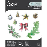 Sizzix Clear Stamps Set w/Framelit Dies Build a Wreath by 49 & Market (667175)