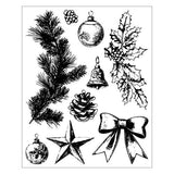 Sizzix Clear Stamps Set w/Framelit Dies Build a Wreath by 49 & Market (667175)