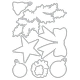 Sizzix Clear Stamps Set w/Framelit Dies Build a Wreath by 49 & Market (667175)