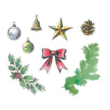 Sizzix Clear Stamps Set w/Framelit Dies Build a Wreath by 49 & Market (667175)