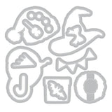 Sizzix Clear Stamps Set w/Framelit Dies Holiday Drop by 49 & Market (667178)