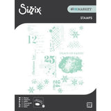 Sizzix Clear Stamps Set Holiday Textures by 49 & Market (667181)