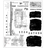 Sizzix Clear Stamps Set Wings & Things by 49 & Market (667183)