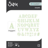 Sizzix Clear Stamps Set Textured Alphabet by 49 & Market (667184)
