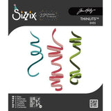 Sizzix Thinlets Die Set Celebration Streamers by Tim Holtz (667209)