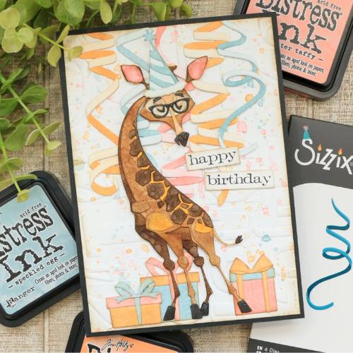 Sizzix Thinlets Die Set Celebration Streamers by Tim Holtz (667209)