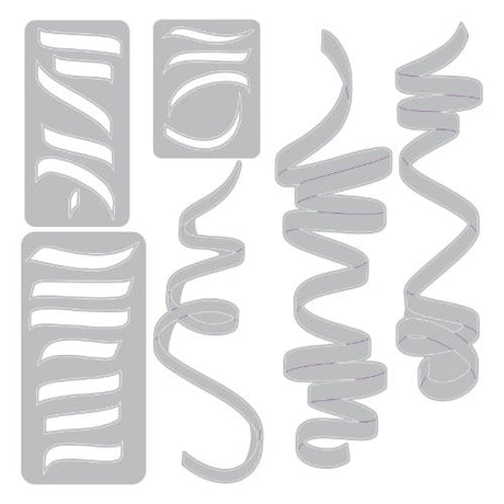 Sizzix Thinlets Die Set Celebration Streamers by Tim Holtz (667209)